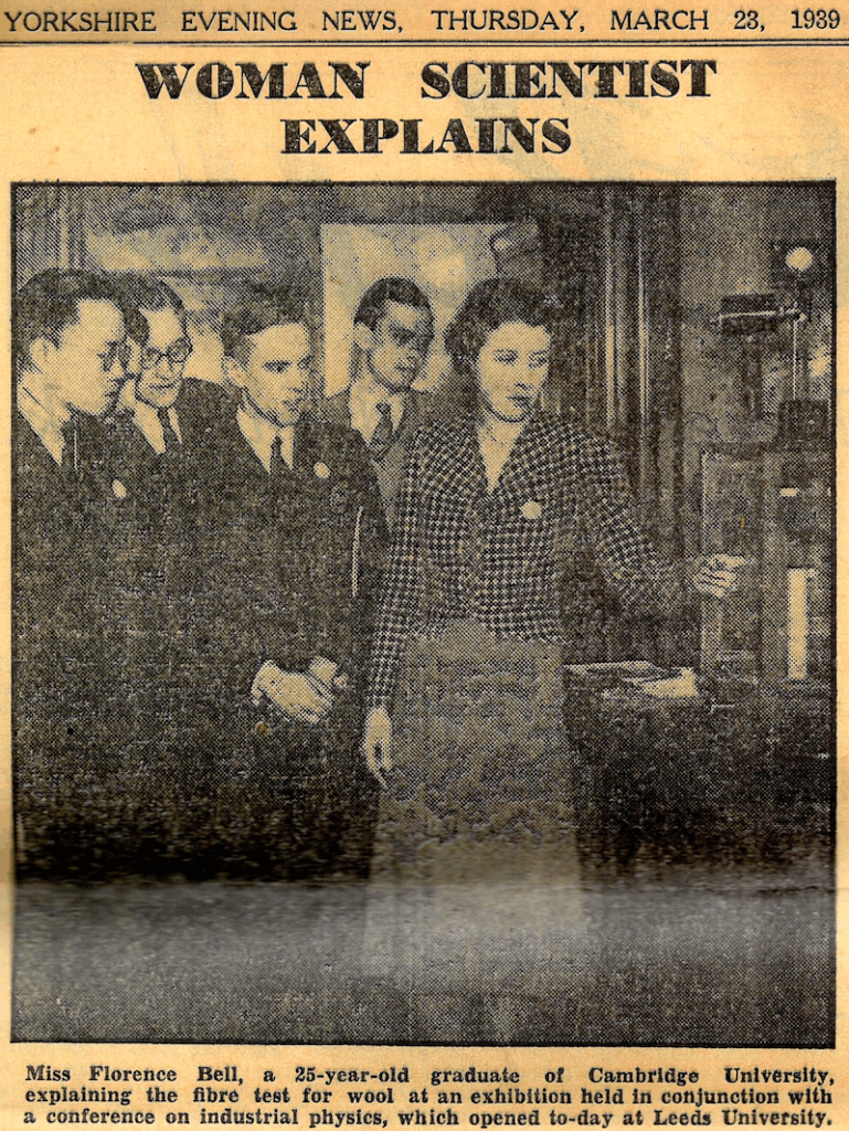 old newspaper clipping