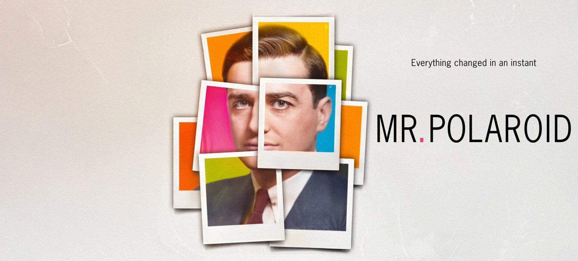 collage of Polaroid photos promoting Mr. Polaroid film