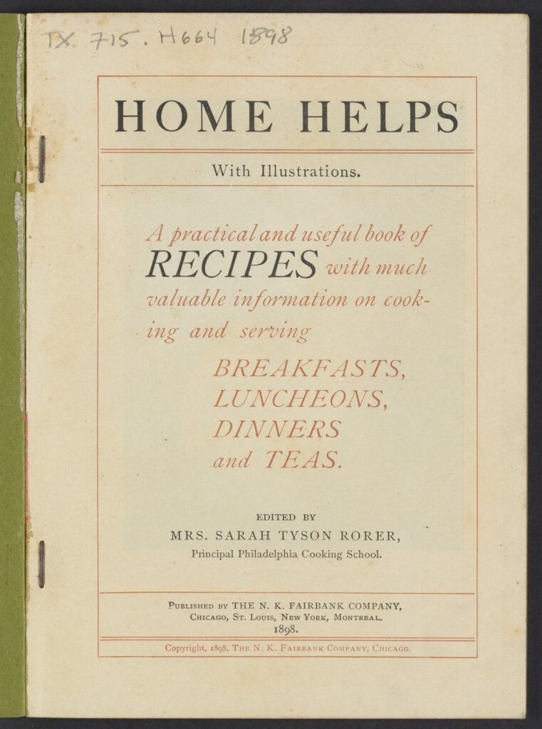 title page from an old book