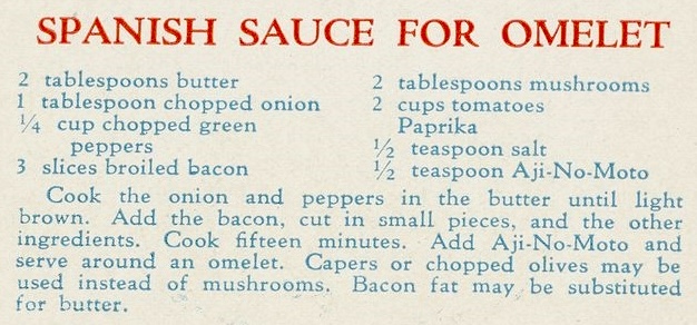 recipe from an old book