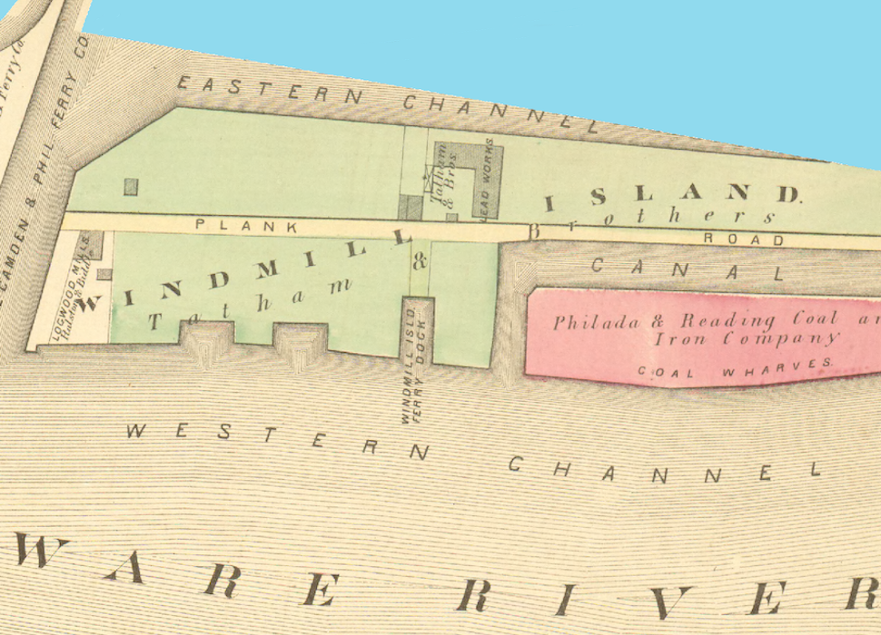 old street map of Philadelphia