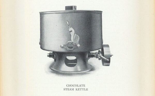 grayscale illustration of a steam kettle