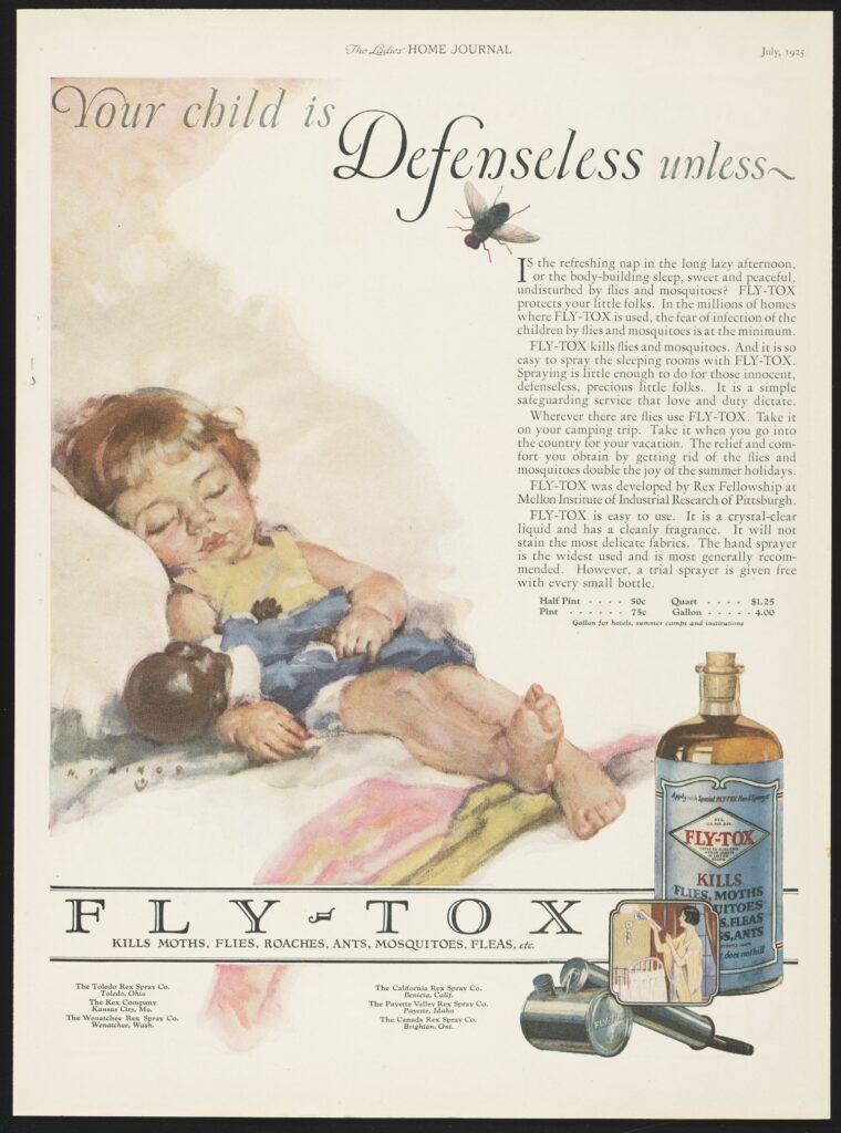 advertisement for Fly-Tox insecticide