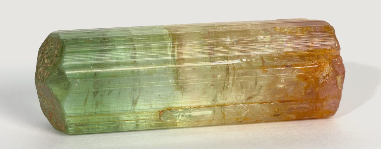 colorful sample of tourmaline