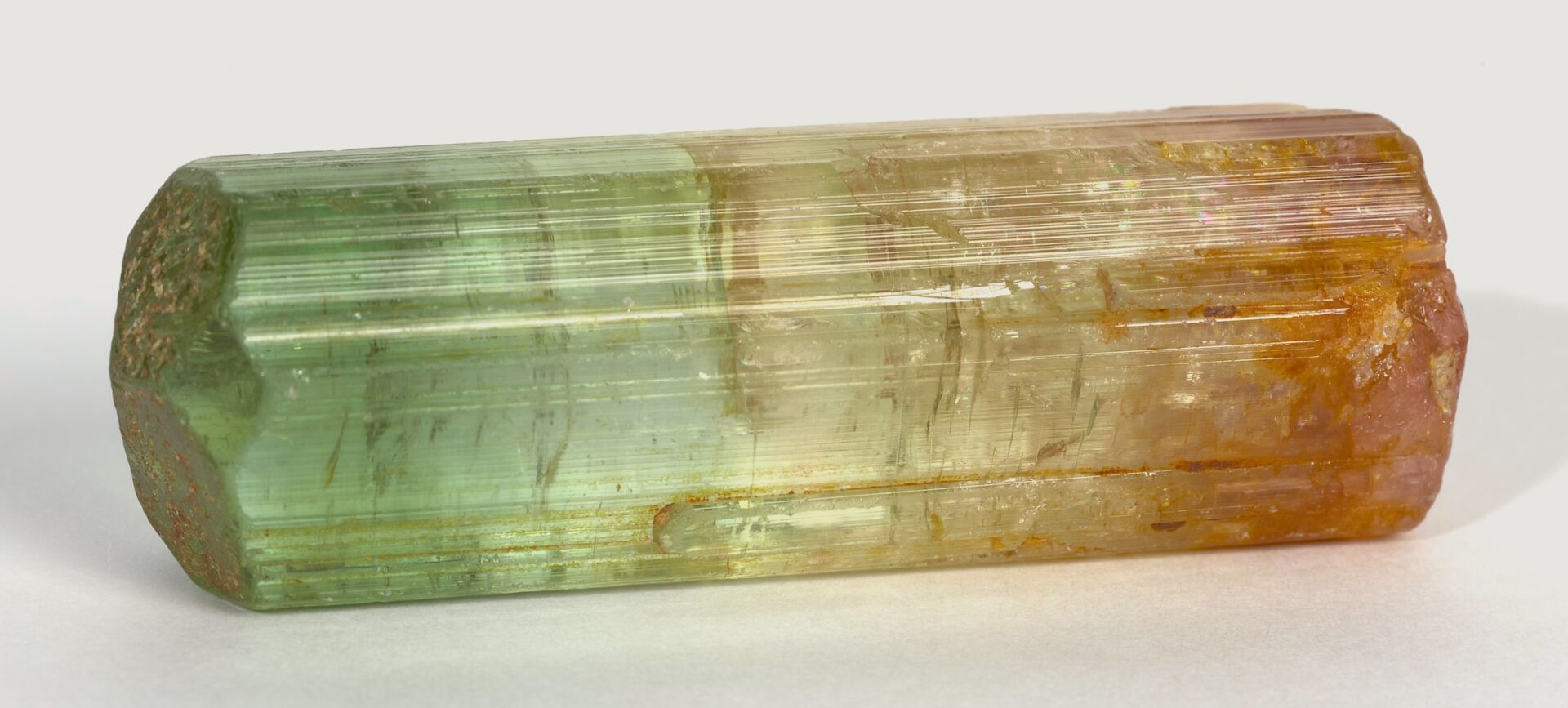 colorful sample of tourmaline