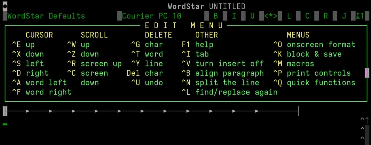 screenshot of computer language