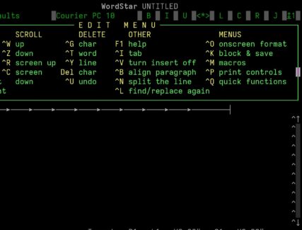 screenshot of computer language