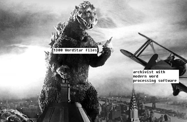 Godzilla attacking an airplane