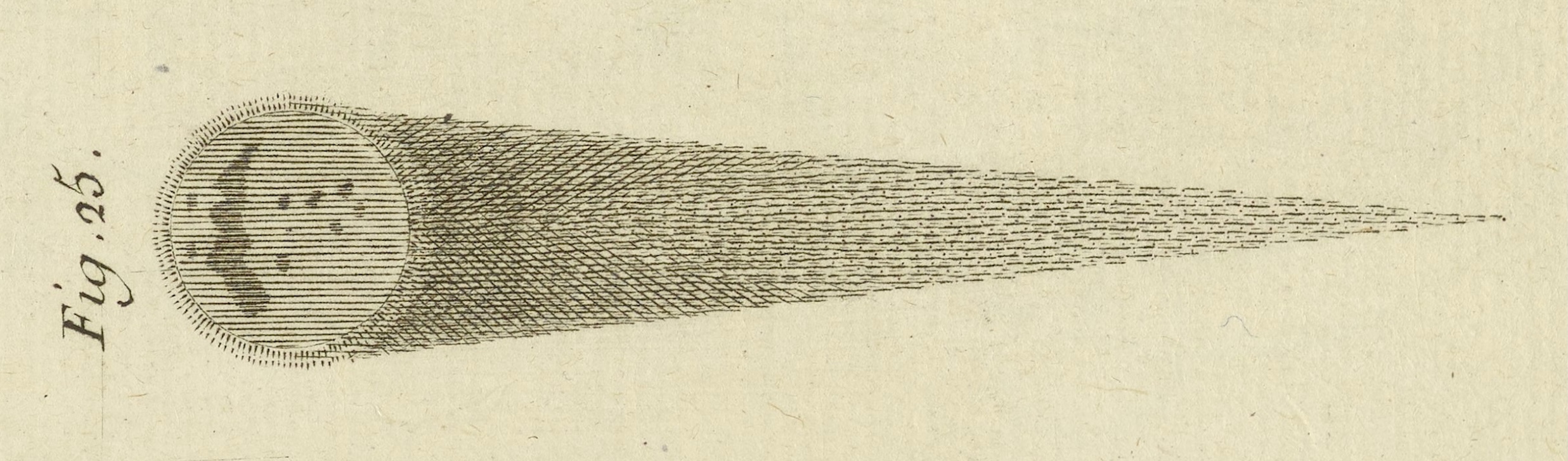 illustration of a comet