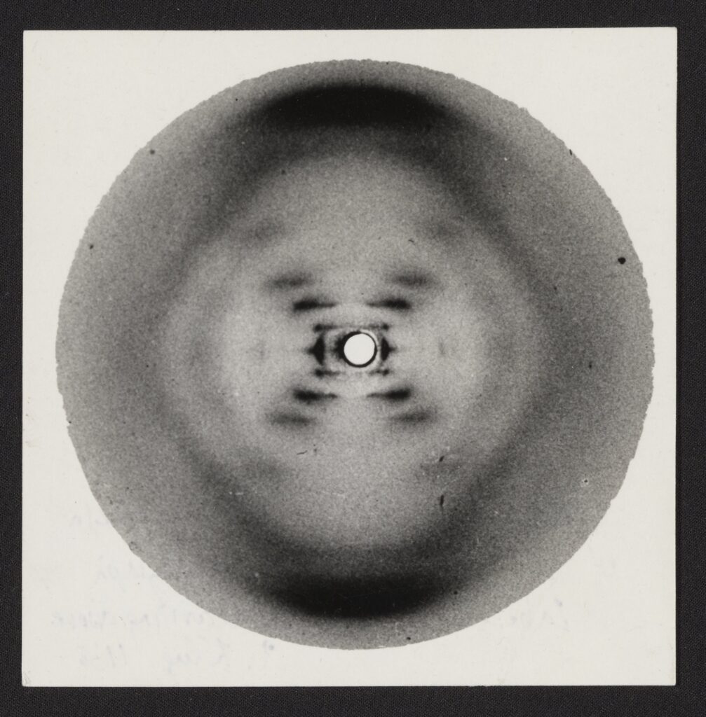 grayscale circular form with cross-section of helical structure