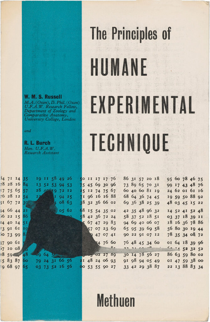 Leaflet cover showing with an illustration of a mouse and blocks of numbers in the background