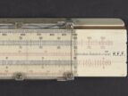 wooden slide rule