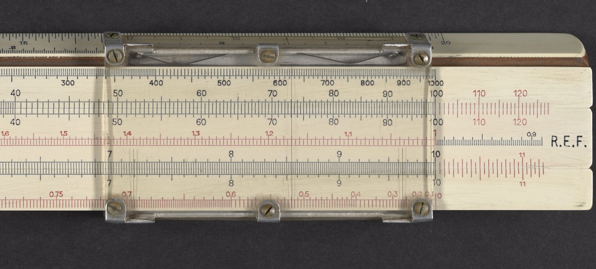 wooden slide rule