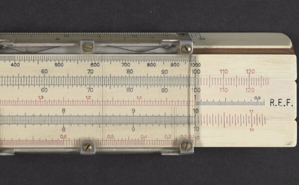 wooden slide rule