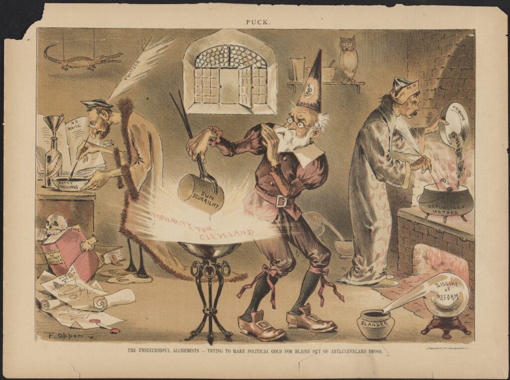 political cartoon