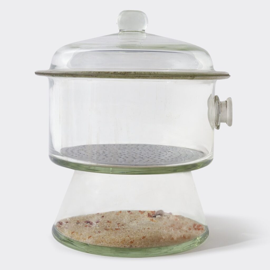 glass jar used in a lab