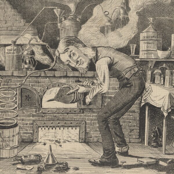 political cartoon