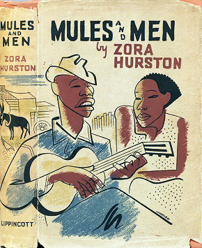 An illustrated book cover showing a man playing a guitar while a woman listens, with a mule and a barn in the background.