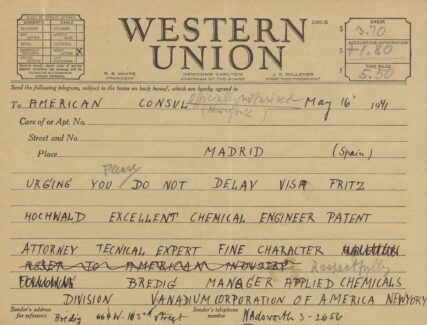 Western Union telegram