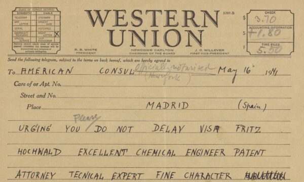 Western Union telegram