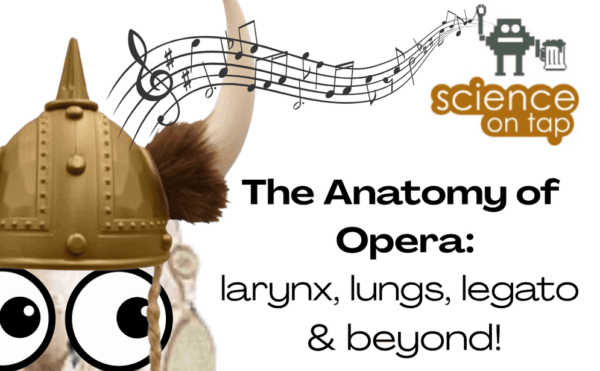 graphic including viking helmet and cartoon eyes