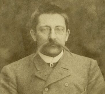 Julius Richard Petri pictured at the Robert Koch Institute in Germany, ca. 1800s