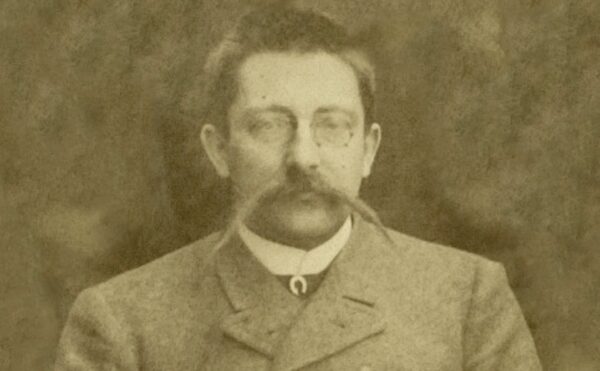 Julius Richard Petri pictured at the Robert Koch Institute in Germany, ca. 1800s