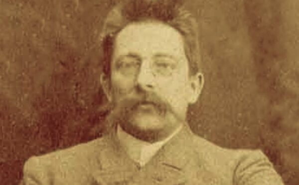 Julius Richard Petri pictured at the Robert Koch Institute in Germany, ca. 1888