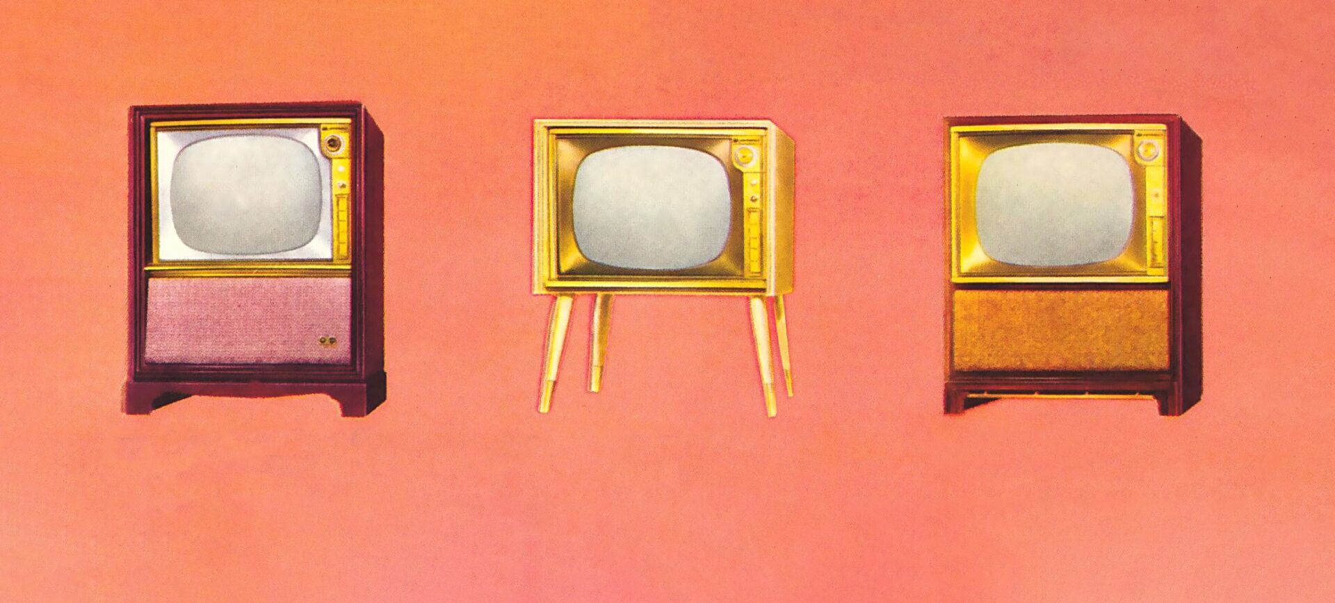 vintage ad for Motorola television sets from the early 1950s