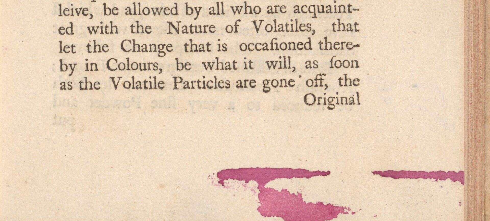 Page from New Practical Improvements and Observations on Some of the Experiments and Considerations Touching Colours, 1738