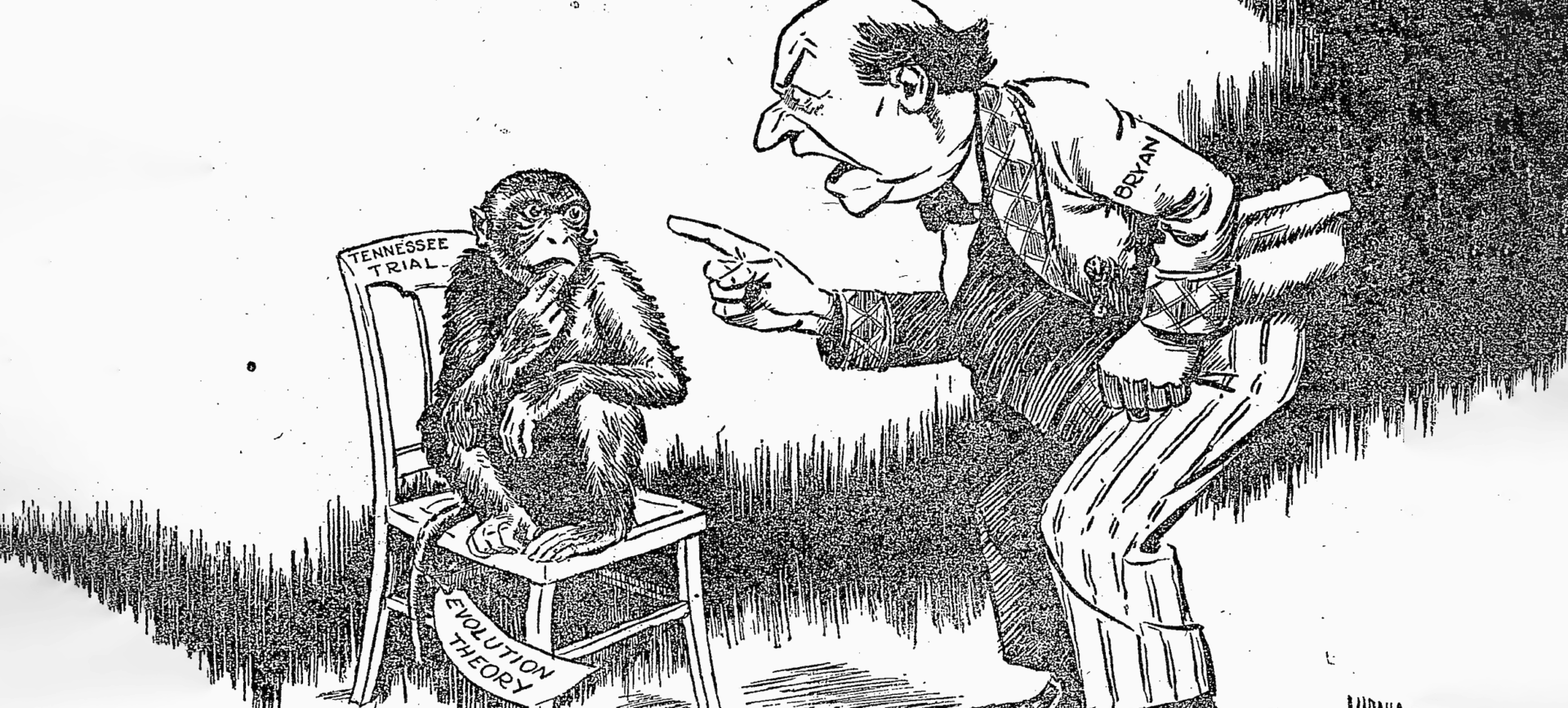 "You Can't Make a Monkey Out of Me," cartoon featured in the May 31, 1925, issue of the New York Times