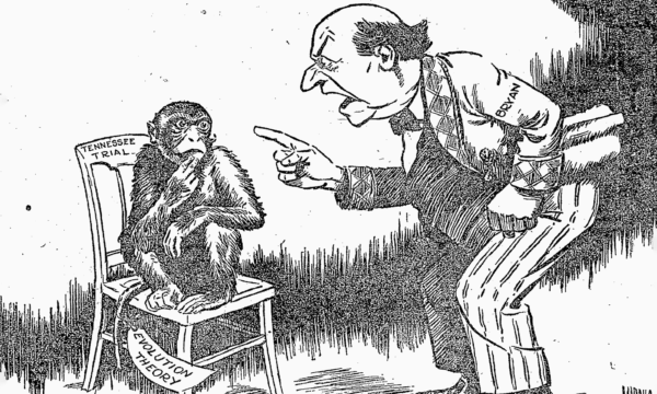 "You Can't Make a Monkey Out of Me," cartoon featured in the May 31, 1925, issue of the New York Times