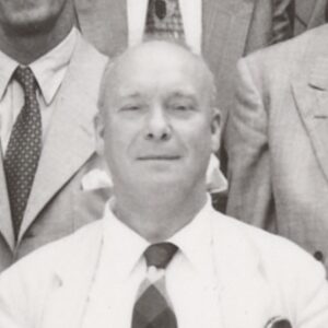 group of noted scientists including William Astbury and Lawrence Bragg