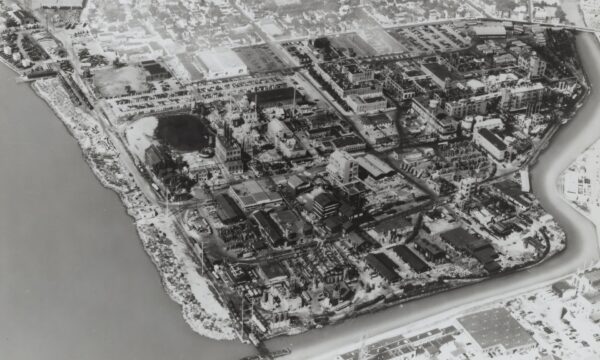 Aerial View of Rohm and Hass Plant in Bridesburg section of Philadelphia