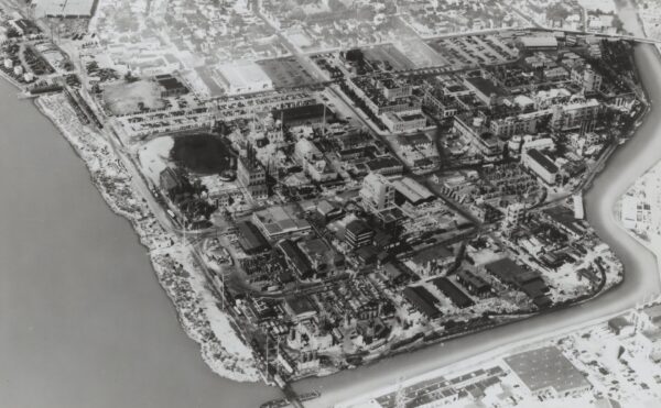 Aerial View of Rohm and Hass Plant in Bridesburg section of Philadelphia