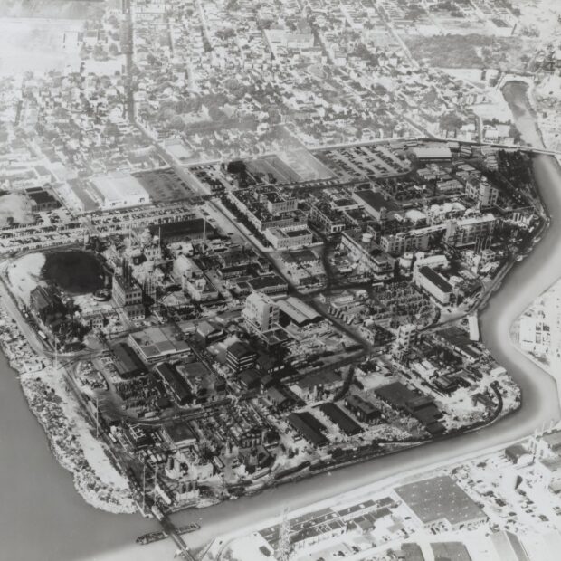 Aerial View of Rohm and Hass Plant in Bridesburg section of Philadelphia