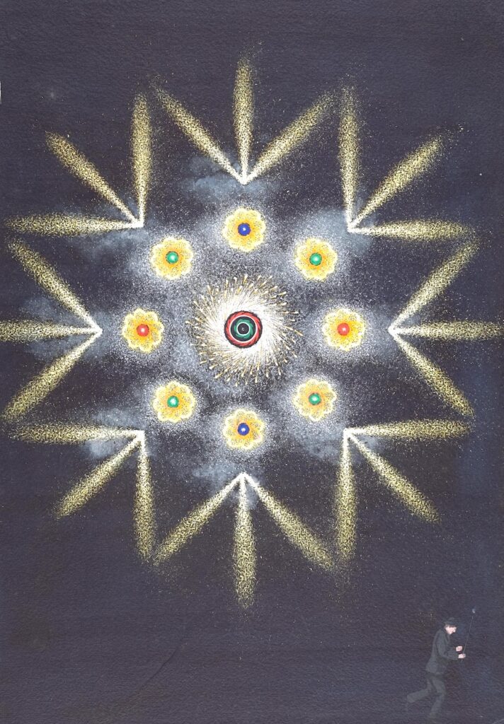 Gouache paintings of C.T. Brock & Co.’s Crystal Palace Fireworks, ca. 1890