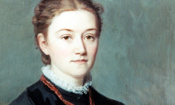 Portrait of Agnes Pockels painted by her aunt, Caroline Pockels