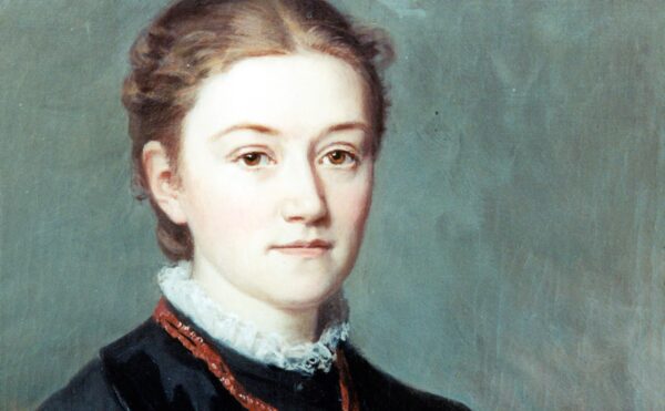 Portrait of Agnes Pockels painted by her aunt, Caroline Pockels