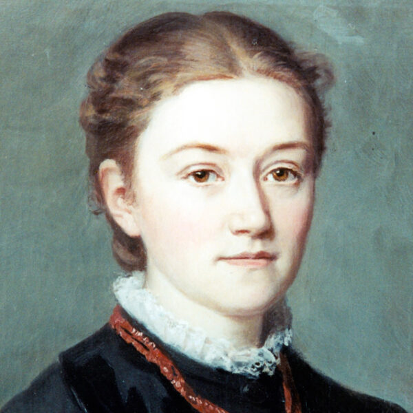 Portrait of Agnes Pockels painted by her aunt, Caroline Pockels
