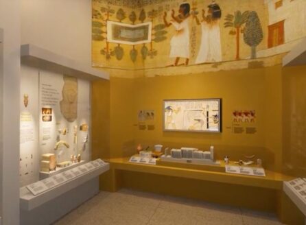Egyptian gallery at the Penn Museum