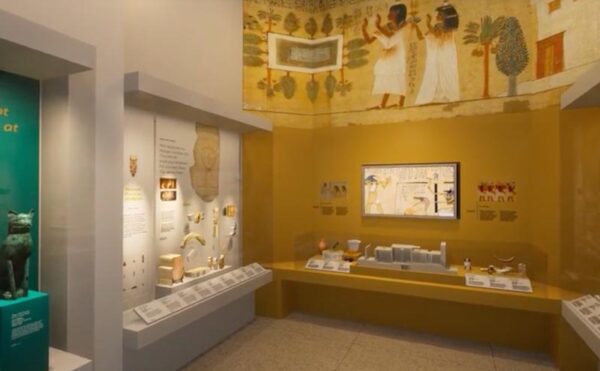 Egyptian gallery at the Penn Museum