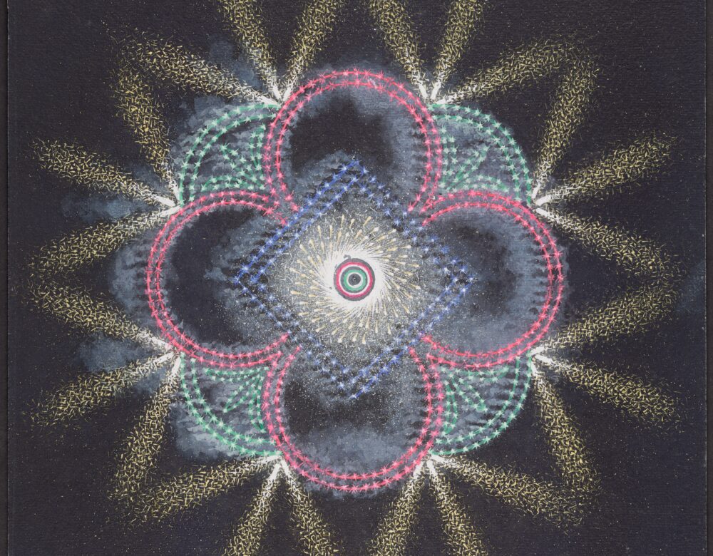 A colorful firework display, illustrating the history of fireworks.