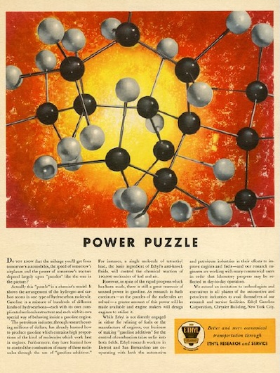 Power Puzzle, advertisement about oil refining, 1941