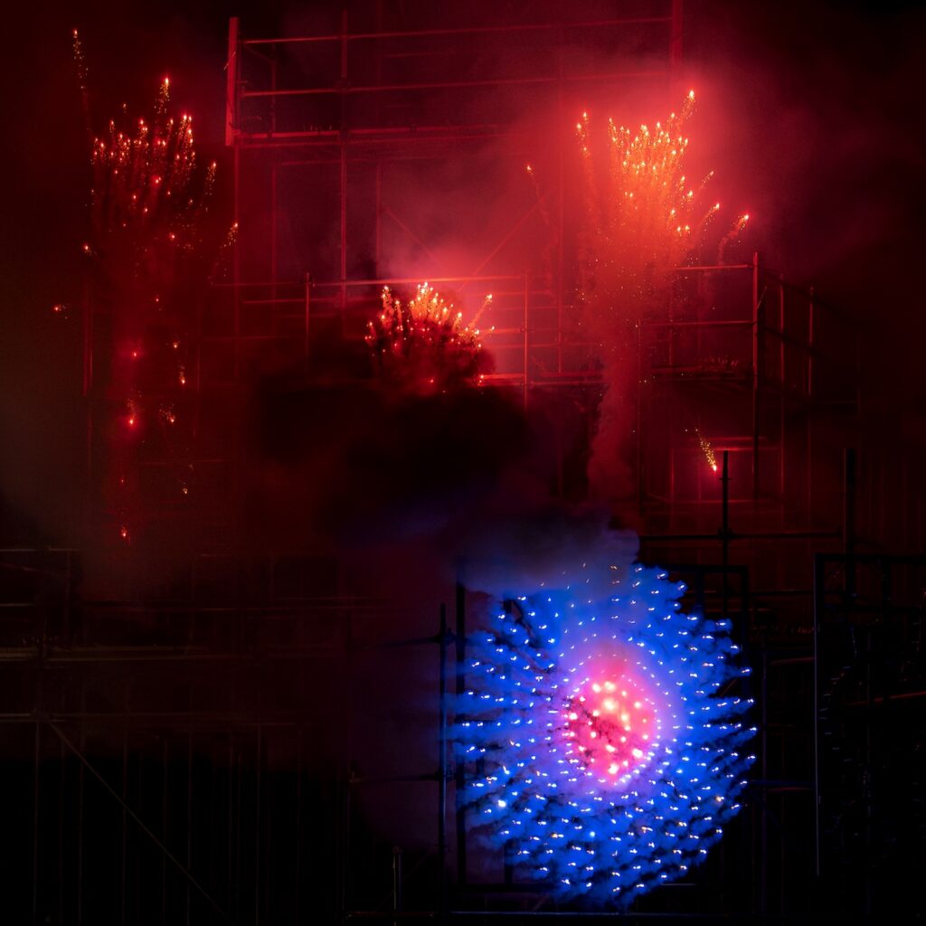 fireworks display