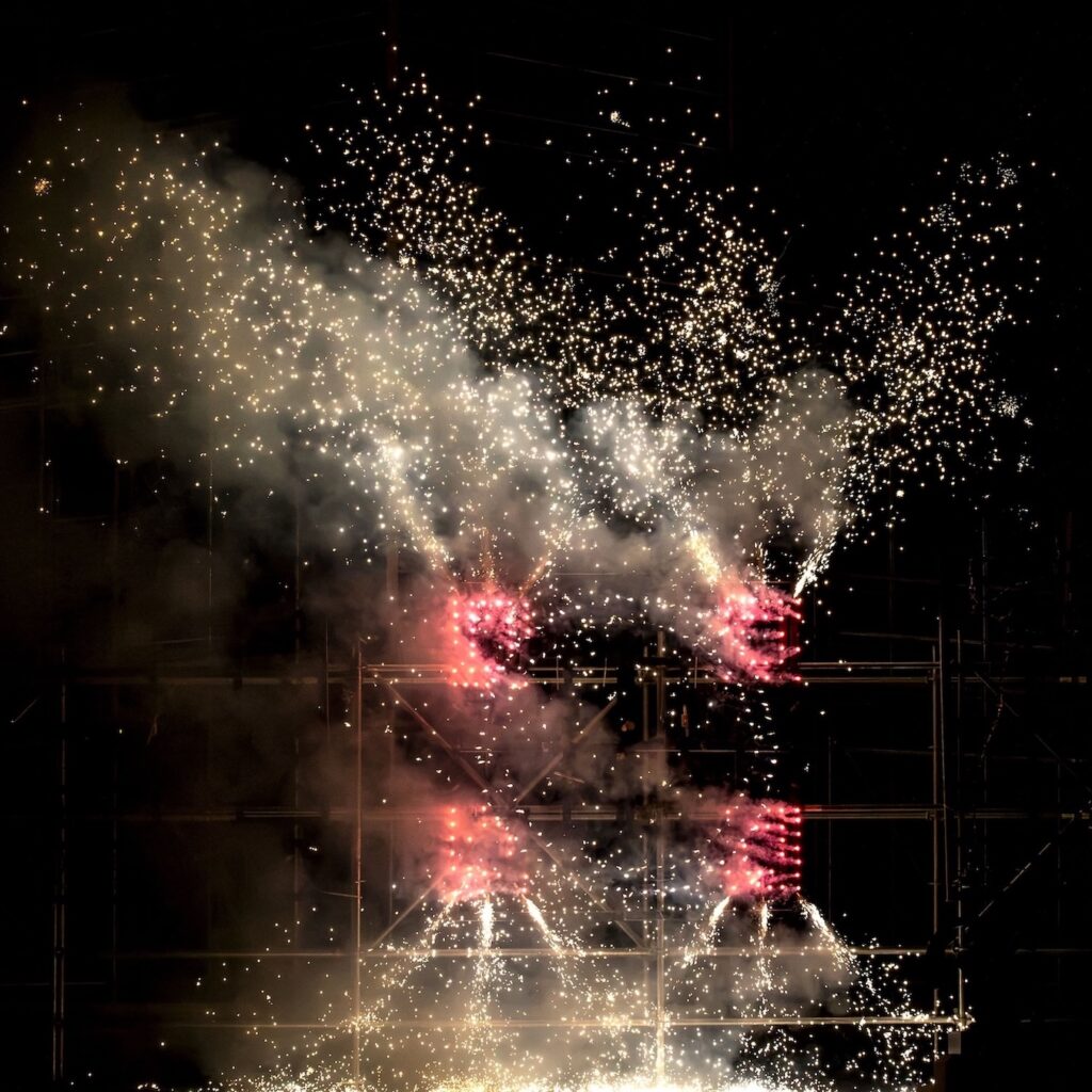 fireworks display