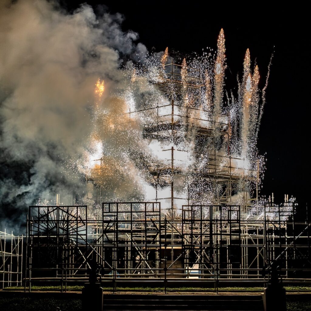 fireworks display