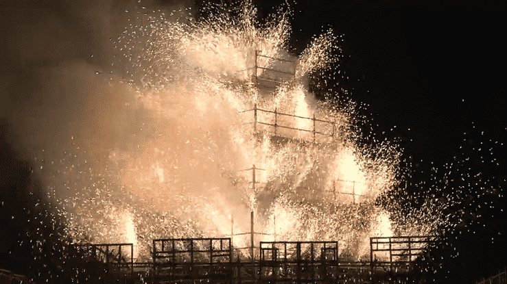 animated fireworks display