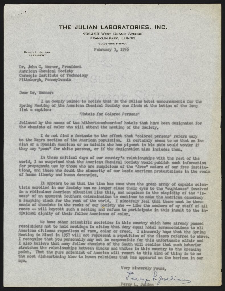 typed letter on gray paper