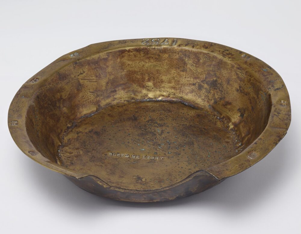 cooper bleeding bowl from the 1750s